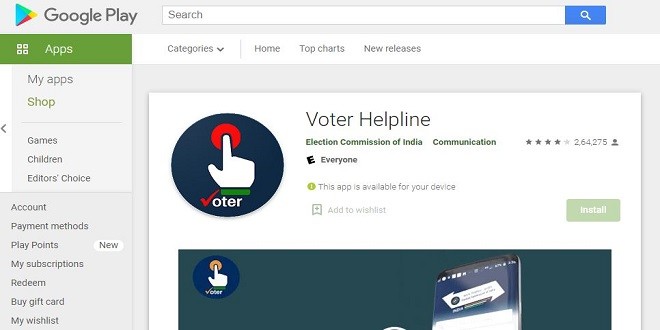 voter helpline app
